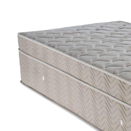 Imagem de Cama Baú Solteiro Cinza Colchão Molas Ensacadas Airtech SpringPocket 88x188 - Ortobom