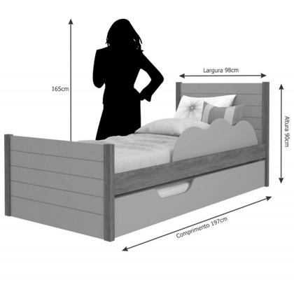 Imagem de Cama Bibox Solteiro Elza Permobili