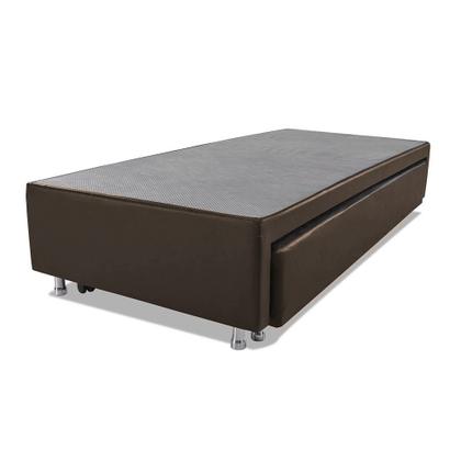 Imagem de Cama Box Base Casal Com Auxiliar Semi Ortopedica material sintético