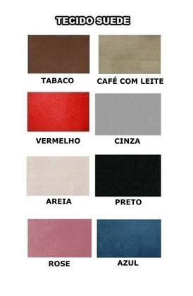 Imagem de Cama Box Base Casal Com Auxiliar Semi Ortopedica Suede (1.38X1.88)