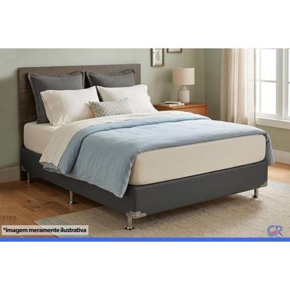 Imagem de Cama Box Base Casal Universal Courano Gray (138x188x20) - Ortobom