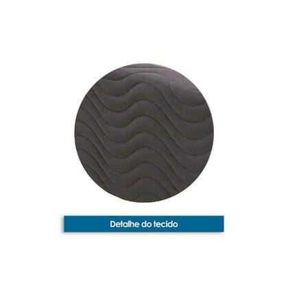 Imagem de Cama Box Base King Universal Suede Gray (186x198x20) - Ortobom