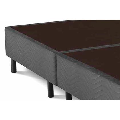 Imagem de Cama Box Base Universal CRC Camurça Gray Solteiro 78x188