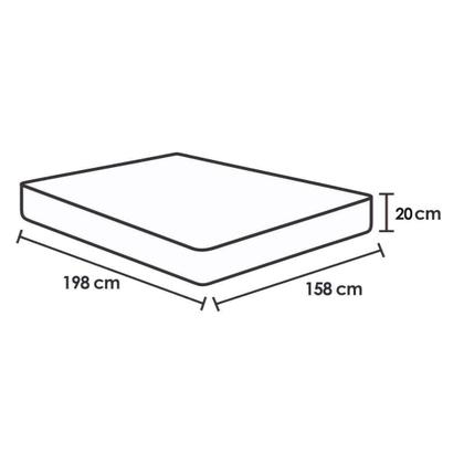 Imagem de Cama Box Base Universal CRC Linhão Brown Queen 158x198