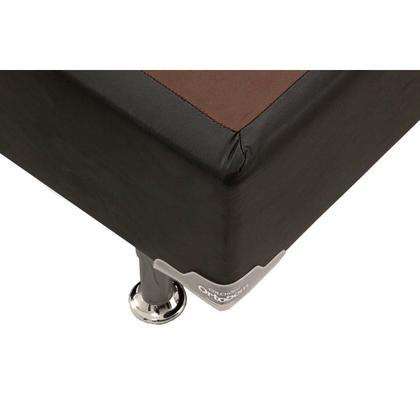 Imagem de Cama Box Base Universal Queen Courano Nero Black (158x198x20) - Ortobom