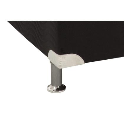 Imagem de Cama Box Base Universal Solteiro Courano Black (88x188x30) - Luckspuma