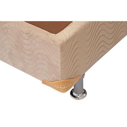 Imagem de Cama Box Base Viúva Americana Suede Clean (128x188x23) - Ortobom