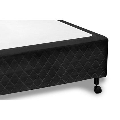 Imagem de Cama Box Base Viúva Poli Tecido Black (128x188x23) - Castor