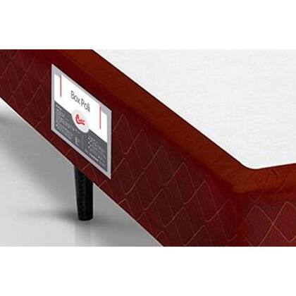 Imagem de Cama Box Base Viúva Poli Tecido Wine (128x188x23) - Castor
