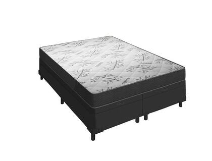 Imagem de Cama Box Baú Bipartido Casal + Colchão Portobel Egito Ortopédico D28 59x138x188