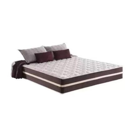 Imagem de Cama Box Baú Casal 138 Branco com Colchão Little Angel Mola Superlastic 62x138x188cm