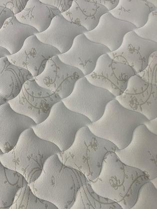 Imagem de Cama Box Baú Casal Bege Camurça + Colchão De Molas Ensacadas Airtech - 138x188x64