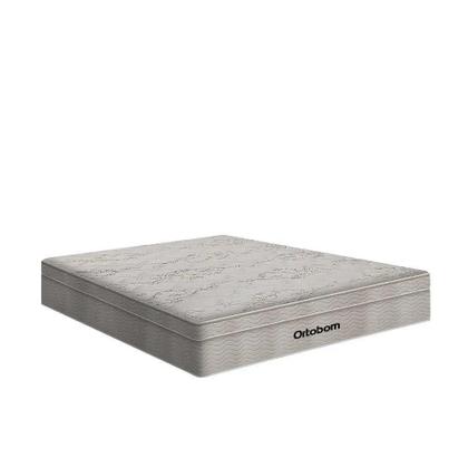 Cama Box Bau Casal + Colchão de Molas Ensacadas Airtech Spring (138x188x65) - Ortobom Imagem de Cama Box Bau Casal + Colchão de Molas Ensacadas Airtech Spring (138x188x65) - Ortobom