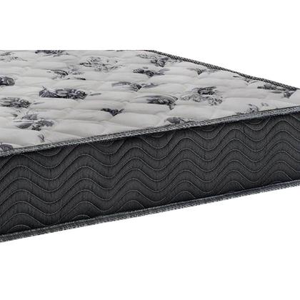 Imagem de Cama Box Baú Casal: Colchão Ortopédico Ortobom D33 / EP ISO 100 Ultra Firme + Base CRC Suede Black(138x188)