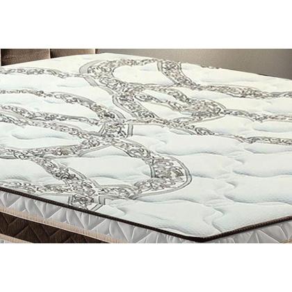 Imagem de Cama Box Baú Casal: Colchão Ortopédico Paropas D45 Paropas Resiste Hotel DF 22 + Base Universal Linhão Brown CRC (138x188)
