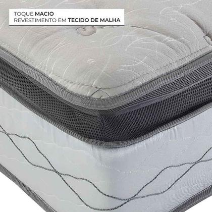 Imagem de Cama Box Baú Casal Herval Adapt, 80x138x188, Com Molas Ensacadas