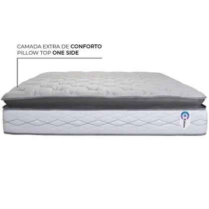 Imagem de Cama Box Baú Casal Herval Adapt, 80x138x188, Com Molas Ensacadas