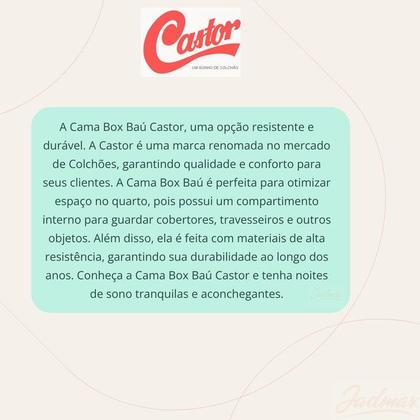 Imagem de Cama Box Baú Castor Casal Queen Bipartida - Alto Padrão  - Resistente Até 300kg 