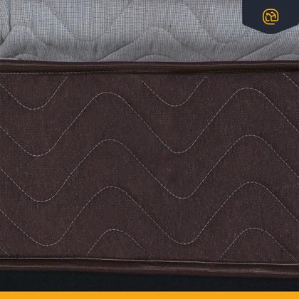 Imagem de Cama Box Baú com Colchão de espuma D28 Mega Pillow Queen 158 cm