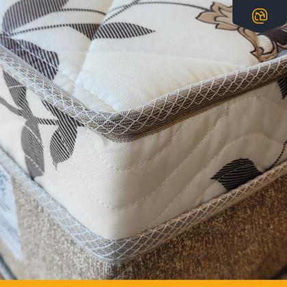 Imagem de Cama Box Baú com Colchão de Espuma D33 Ortopédico Pillow In Luna Solteiro 88cm