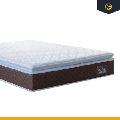Imagem de Cama Box Baú com Colchão de Espuma D33 Pillow Top Comfort Luxo Casal 138cm