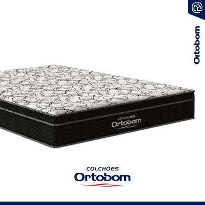 Imagem de Cama Box Baú com Colchão de Espuma D45 Ortobom Airtech Ortopillow 150 Queen 158cm