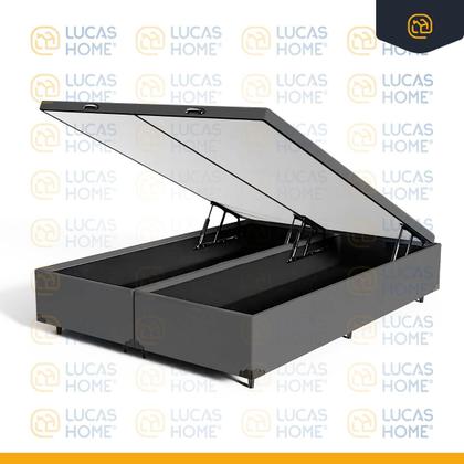 Imagem de Cama Box Baú com Colchão de Espuma D45 Pillow Top Fort Comfort Queen 158 cm