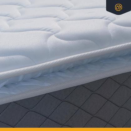 Imagem de Cama Box Baú com Colchão de Espuma D45 Pillow Top Fort Comfort Queen 158cm