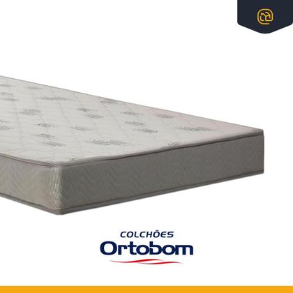 Cama Box Baú com Colchão De Espuma Ortobom Light Liso Solteiro 88cm Imagem de Cama Box Baú com Colchão De Espuma Ortobom Light Liso Solteiro 88cm