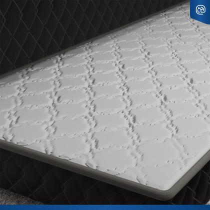 Imagem de Cama Box Baú com Colchão de Molas Ensacadas acoplado e Auxiliar de Espuma Lyon Solteiro 88 cm