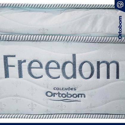 Imagem de Cama Box Baú com Colchão de Molas Ensacadas D33 Ortobom Pillow In Freedom Queen 158 cm