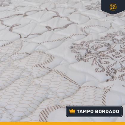 Imagem de Cama Box Baú com Colchão de Molas Ensacadas Luxury Solteiro 88cm
