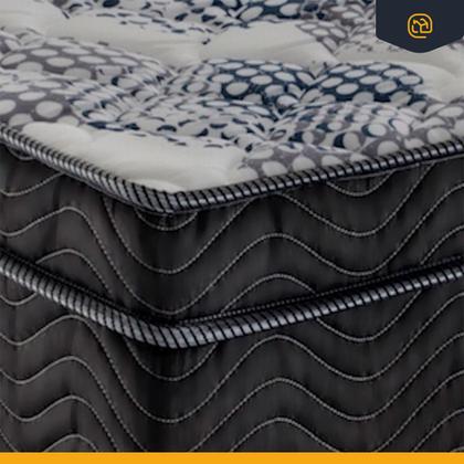 Imagem de Cama Box Baú com Colchão de Molas Ensacadas Ortobom ISO SuperPocket Viúva 128 cm