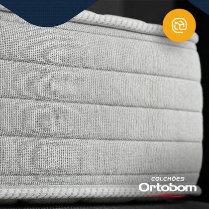 Imagem de Cama Box Baú com Colchão de Molas Ensacadas Ortobom One Face Plenno Superpocket Casal 138cm