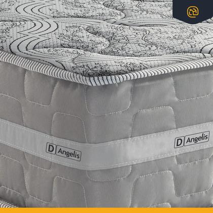 Imagem de Cama Box Baú com Colchão de Molas Ensacadas Ultra Spring Anjos Casal 138cm