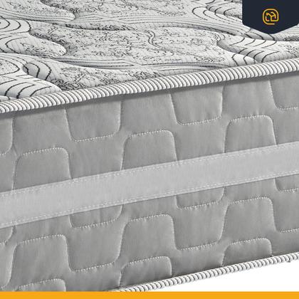 Imagem de Cama Box Baú com Colchão de Molas Ensacadas Ultra Spring Anjos Casal 138cm