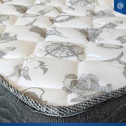 Imagem de Cama Box Baú com Colchão Ortobom de Espuma D33 ISO 100 Solteiro 78 cm