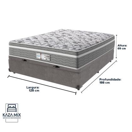 Imagem de Cama Box Baú e Colchão Evolution Molas Ensacadas Viúvo Probel