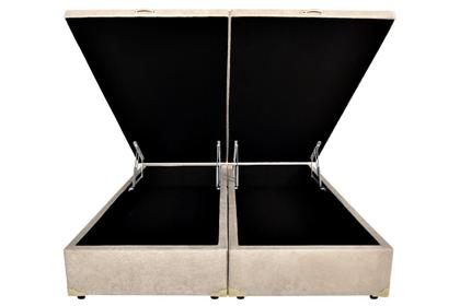 Imagem de Cama Box Baú King + Colchão de Molas Ensacadas Airtech Springpocket 203x193X70