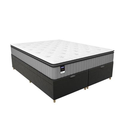 Imagem de Cama Box Baú King Size 193cm Molas Ensacadas Tower JSW Hf V25 Gazin