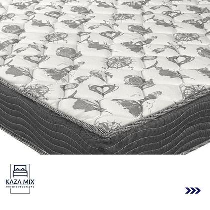 Imagem de Cama Box Baú Marrom e Colchão ISO100 Espuma D33 Viúvo Ortobom