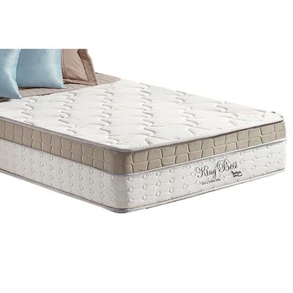 Imagem de Cama Box Baú Queen: Colchão Molas MasterPocket Ensacadas D Angelis Anjos Conjunto Box Baú - Anjos de King Best + Box Baú Universal White (158x198)