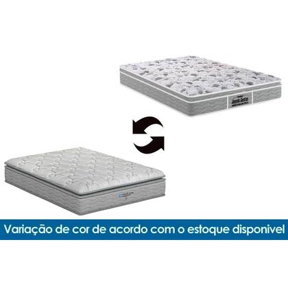 Imagem de Cama Box Baú Queen: Colchão Ortopédico Probel D45 Guarda Costas PróExtreme Plus + Base CRC Suede Black (158x198)
