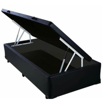 Imagem de Cama Box Baú Solteiro 78 X 188 - Suede Marrom