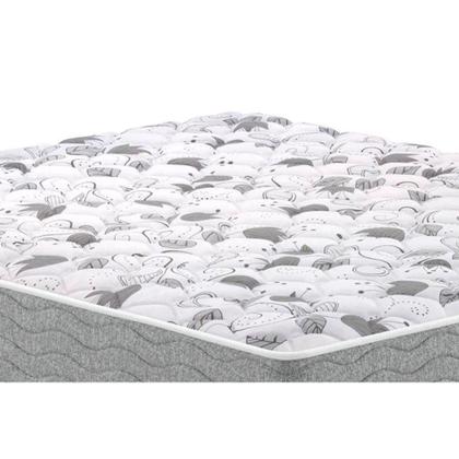 Imagem de Cama Box Baú Solteiro: Colchão Anatômico Probel D45 / EP Guarda Costas PróExtreme Plus Double Face + Base CRC Suede Gray(88x188)