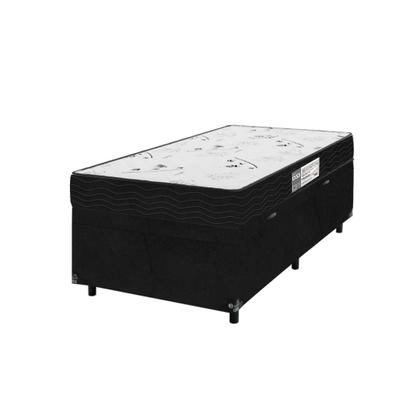 Cama Box Baú Solteiro + Colchão D33 One Face - 61x88x188cm - Várias Cores - e-Shop Casa Imagem de Cama Box Baú Solteiro + Colchão D33 One Face - 61x88x188cm - Várias Cores