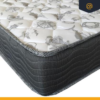 Cama Box Baú Solteiro + Colchão D33 Ortobom Iso 100 78cm Imagem de Cama Box Baú Solteiro + Colchão D33 Ortobom Iso 100 78cm