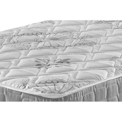 Imagem de Cama Box Baú Solteiro: Colchão Espuma Anjos D33 Orthosono + Base CRC Courano White(88x188)