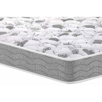 Imagem de Cama Box Baú Solteiro: Colchão Espuma Probel D45 / EP Guarda Costas PróExtreme Plus Double Face + Base CRC Suede Gray(88x188)