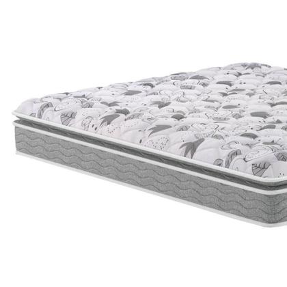 Imagem de Cama Box Baú Solteiro: Colchão Espuma Probel D45 / EP Guarda Costas PróExtreme Plus Pillow Top + Base CRC Suede Gray(88x188)